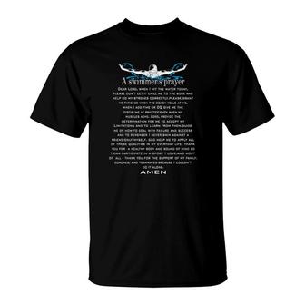 Swimming Prayer T-Shirt | Mazezy