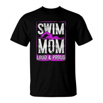 Swimming Swimmer Swim Mom T-Shirt | Mazezy