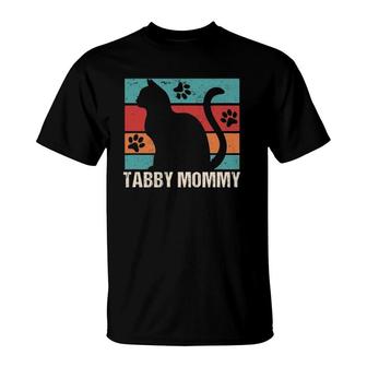 Tabby Cat Mommy Cat Mama Lover T-Shirt | Mazezy