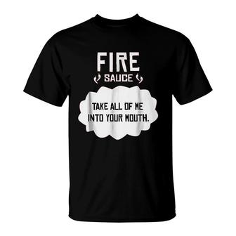Tacos Fire Sauce Funny T-Shirt | Mazezy