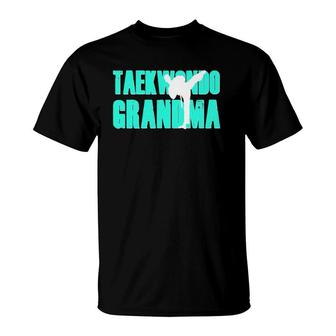 Taekwondo Grandma Martial Arts Gift Mimi Grandson Boy T-Shirt | Mazezy