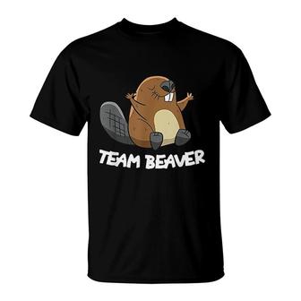 Team Beaver Funny Beaver T-Shirt | Mazezy