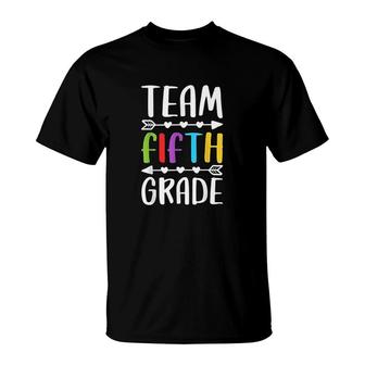 Team Fifth Grade T-Shirt | Mazezy