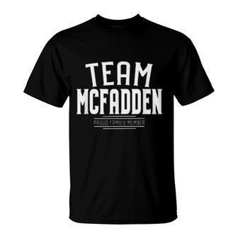 Team Mcfadden Last Name Family Surname T-Shirt | Mazezy