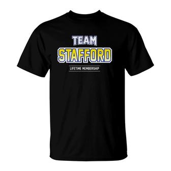 Team Stafford Proud Family Surname Last Name T-Shirt | Mazezy
