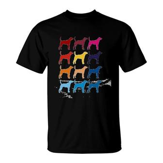 Teeburon Colorful American Foxhound T-Shirt | Mazezy