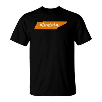 Tennessee Mother Momma Mom Mama Distressed State T-Shirt | Mazezy