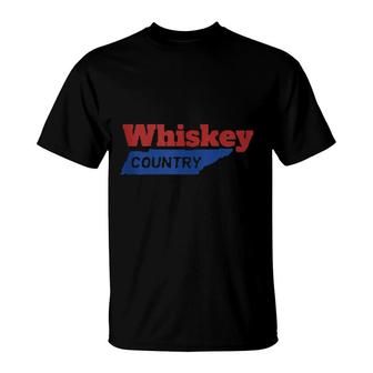 Tennessee Whiskey Country Vintage Drinking T-Shirt | Mazezy