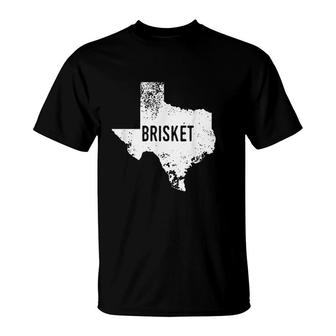 Texas State Brisket Tx Love Home Bbq Distressed T-Shirt | Mazezy UK
