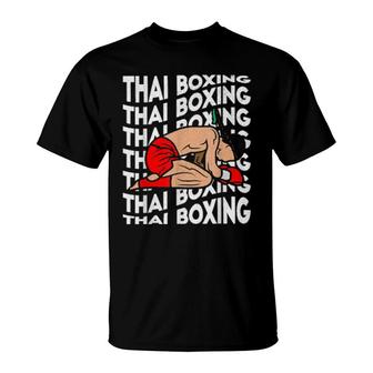 Thai Boxing Kickboxing Sports Boxer Muay Thai T-Shirt | Mazezy