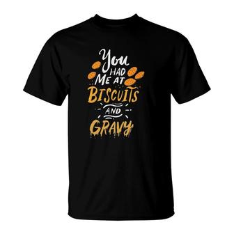 Thanksgiving Outfit For A Lover Of Gravy And Biscuits T-Shirt | Mazezy