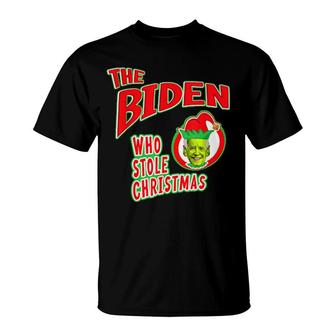 The Biden Who Stole Christmas T-Shirt | Mazezy