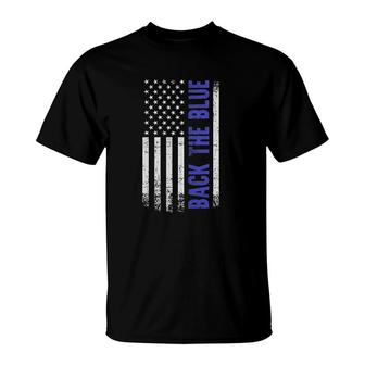 The Blue American Flag T-Shirt | Mazezy