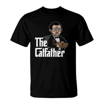 The Catfather Funny Cat Dad Father Of Cats Gift T-Shirt | Mazezy
