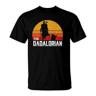 The Dadalorian Father's Day Retro Vintage Father's Day Gift T-Shirt | Mazezy
