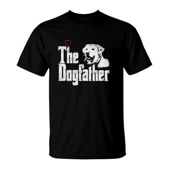 The Dogfather Labrador Dad Funny T-Shirt | Mazezy