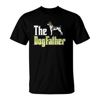 The Dogfather Rat Terrier Funny Dog Owner Father’S Day T-Shirt | Mazezy