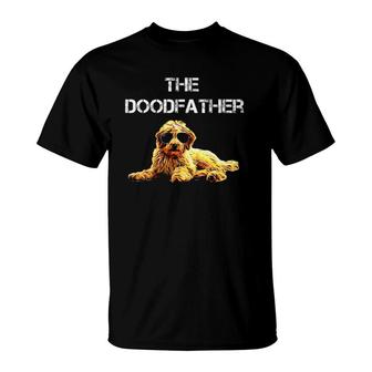 The Dood Father Men Golden Doodle Dog Lover Gift Idea T-Shirt | Mazezy