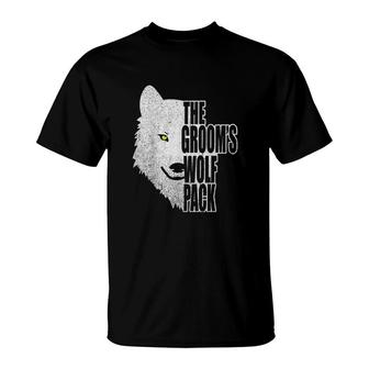 The Groom Wolf Pack T-Shirt | Mazezy DE
