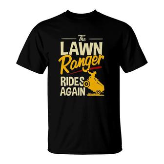 The Lawn Ranger Rides Again Lawn Mower Classic T-Shirt | Mazezy