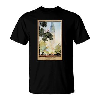 The Metropolitan Tower On A Summer Evening 1914 T-Shirt | Mazezy