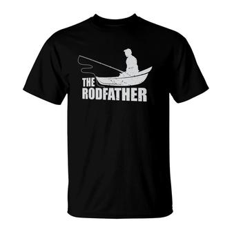 The Rodfather Nature Lover And Fisher T-Shirt | Mazezy