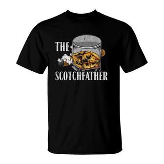 The Scotchfather Malt Whiskey Funny Gift T-Shirt | Mazezy