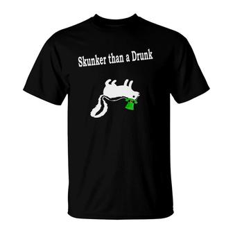 The Skunker Than A Drunk Gift T-Shirt | Mazezy