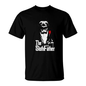 The Slothfather Animal Funny T-Shirt | Mazezy