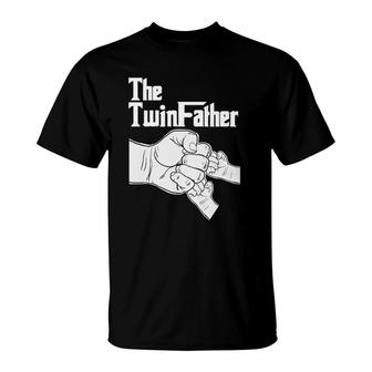 The Twinfather Father Of Twins Fist Bump T-Shirt | Mazezy DE