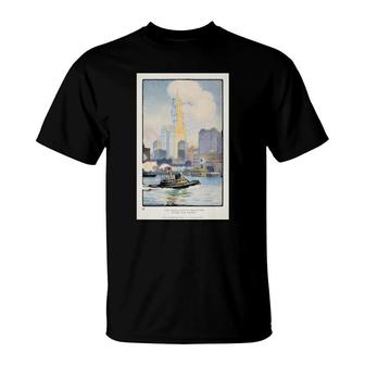 The Woolworth Building From The Ferry 1914 T-Shirt | Mazezy