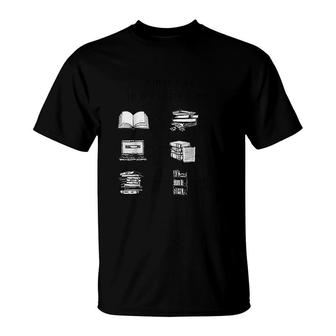 Things I Do In My Spare Time Read Books Buy Books T-Shirt - Thegiftio UK