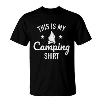 This Is My Camping Shirt T-Shirt | Mazezy UK