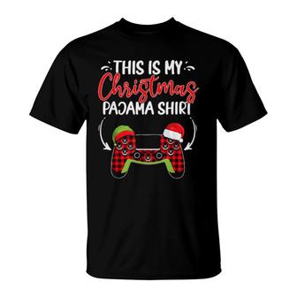 This Is My Christmas Gaming Xmas Game Christmas Gamer T-Shirt | Mazezy