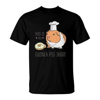 This Is My Guinea Pig Funny Donut T-Shirt | Mazezy