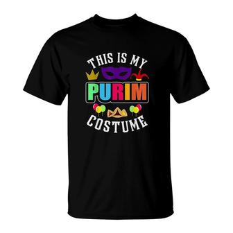 This Is My Purim Costume Jewish Happy Purim T-Shirt - Thegiftio