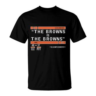 Throck The Browns Is The Browns T-Shirt | Mazezy