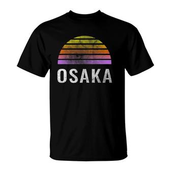 Throwback Sunset Vintage Osaka Design T-Shirt | Mazezy