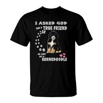 Tiny Bernedoodle Mom, Bernese Mountain Poo, Mini Bernedoodle T-Shirt | Mazezy