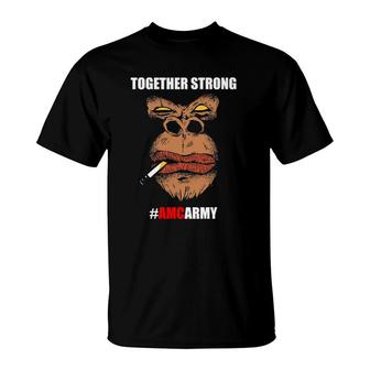 Together Strong Amc Army To The Moon T-Shirt | Mazezy