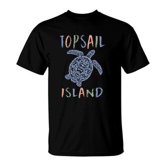 Topsail Island, Nc, Sea Turtle Gift T-Shirt | Mazezy