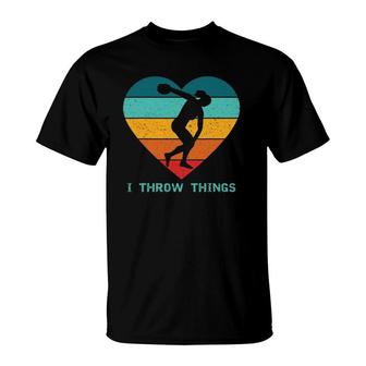 Track And Field Womens Discus Thrower T-Shirt | Mazezy