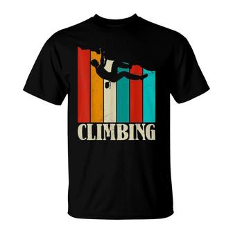 Transition Climbing Vintage Retro Boulder Climbing T-Shirt | Mazezy