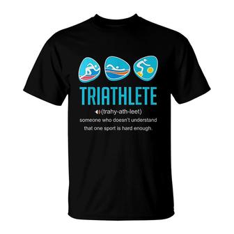Triathlon New Athlete Gift T-Shirt | Mazezy