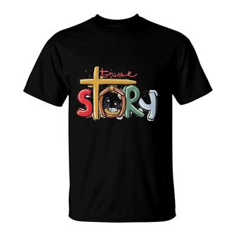 True Story Nativity Color T-shirt - Thegiftio UK