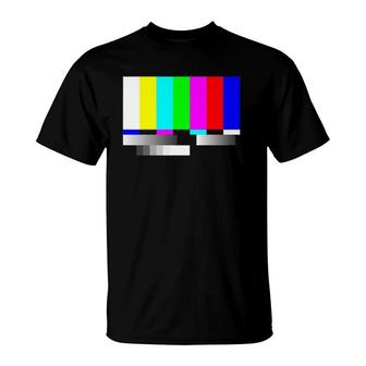 Tv Error Bars Test Pattern T-Shirt | Mazezy CA