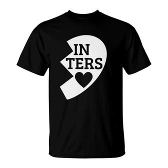 Twin Sisters Heart Matching Set 2 Of 2 Ver2 T-Shirt | Mazezy