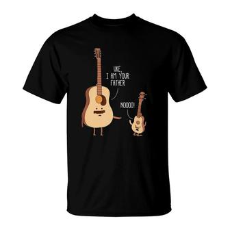 Uke I Am Your Father Ukulele Guitar Music T-Shirt | Mazezy