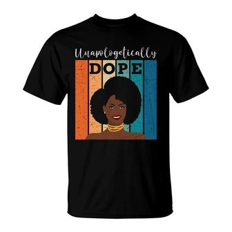 Unapologetically Black Girl Empowerment Melanin Color T-shirt - Thegiftio UK