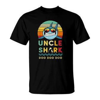 Uncle Shark Gift For Uncle T-Shirt | Mazezy CA